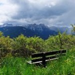 Wildromantisch - Aussichtsbank auf dem Weg zum Lutterkopf