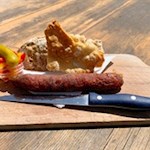 Brettljause der Weizgruberalm