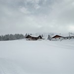Die gemütliche Kalcheralm im Winterkleid