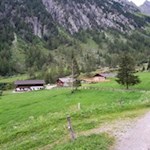 Nur noch wenige Minuten trennen uns von der behaglichen Wollbachalm