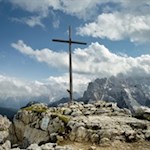 Monte Piana summit cross
