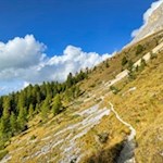 Unsere Wanderung führt durch die malerische Landschaft am Fuße des Latemar