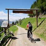 Auch bei Radfahrern erfreut sich die Prantneralm großer Beliebtheit