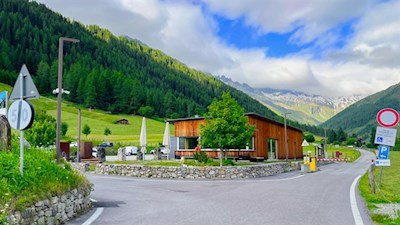 Die Infostelle des Naturparks Rieserferner-Ahrn, unser Ausgangspunkt