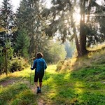 Im Schein der linden Herbstsonne zurück nach Pfalzen