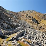 Der schön angelegte Weg auf die Maurerscharte