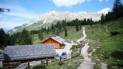 Wer die Wanderung ausdehnen möchte, kann auch zu Fuß zur Stolla Alm wandern