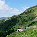 Die-Ochsenalm-ist-in-eine-idyllische-Almlandschaft-gebettet