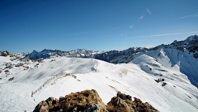 Unser Blick fällt auf den Heiligkreuzkofel