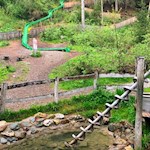 Riesenrutsche neben der Wasserwelt