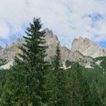 Parcheggio sul Passo Tre Croci