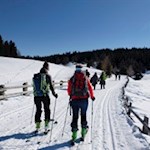 Die Rodenecker Alm erfreut sich auch im Winter großer Beliebtheit
