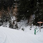 Am Beginn des Wanderweges