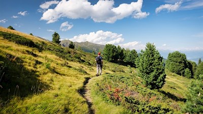 Abstieg von der Lorenzischarte zu den Schrüttenseen