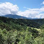 Rückwärtsgewandter Blick nach Rodeneck