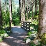 Auf dem sanften Franziskusweg zu den Reinbachfällen