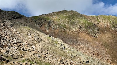 Anstieg auf die aussichtsreiche Rote Wand