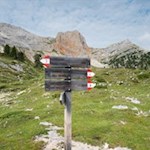 Von der Rossalm kann man beispielsweise zur Seekofelhütte weiterwandern