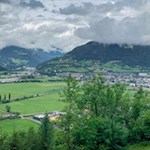 Ausblick auf das Fuggerstädtchen Sterzing