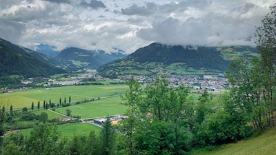 Ausblick auf das Fuggerstädtchen Sterzing