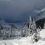 Tiefverschneite Sextner Winterlandschaft