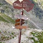 Von der Oswaldscharte ist die Kuhleitenhütte nicht mehr fern