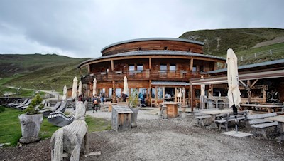 Die Rossalm am Südhang der Plose