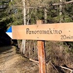 Der Anstieg zum Panoramakino ist gut ausgeschildert