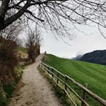 Am Beginn der Wanderung 