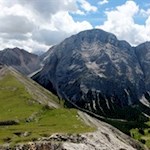 Blick auf den Übergang zur Fanes-Hochebene