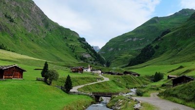 Das malerische Almendorf auf der Fane-Alm