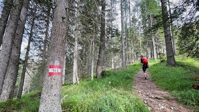 Anstieg zu den Rotwandwiesen