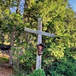 Flurkreuz auf dem Weg zur Pertinger Alm
