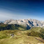 Die Plattkofelhütte rückt in immer größere Ferne...