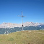Gipfelkreuz-des-Col-Plö-Alt
