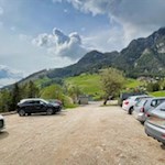 Parkplatz Seilbahn Tiers