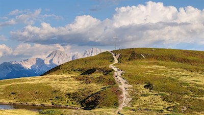 Der flowige Trail vom Col da Lech zu den Glittner Seen