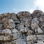 Dank der angebrachten Sicherungen ist der Anstieg auf den Piz Boe recht einfach zu meistern