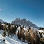 Blick auf die anmutigen Geislerspitzen