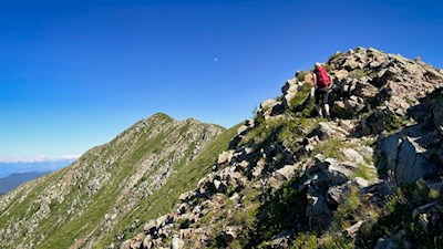 Die letzten Anstiegsmeter auf den Kornigl