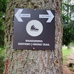 Die Wanderwege auf Meran 2000 sind bestens ausgewiesen