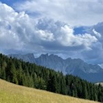 Blick auf den Latemar