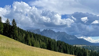 Blick auf den Latemar