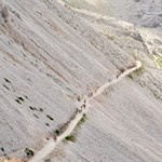 Im Sommer herrscht stets zäher "Verkehr" auf dem Weg Nr. 101, dem einfachsten Zugang zu den Drei Zinnen