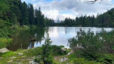 Der Puntleider See oberhalb der Puntleider Seealm ist ein besonderes Naturjuwel