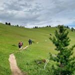 Die Wanderung zur Vaciara Hütte führt durch eine bezaubernde Landschaft