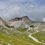 Blick auf die Puezspitze