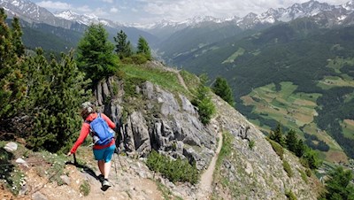 Abstieg vom Wolfskofel