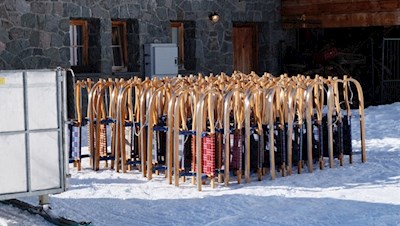 Rodeln von der Getrumalm