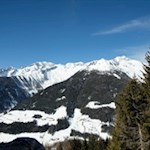 Blick auf den Schwarzenstein und das gleichnamige Schutzhaus